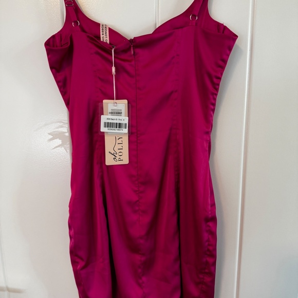 Oh Polly Love Lace Satin Dress NWT - Picture 3 of 3